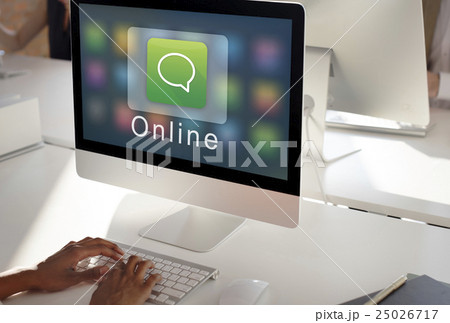 Application Connection Digital Internet Graphic Concept Application Connection Digital Internet Graphic Concept 25026717