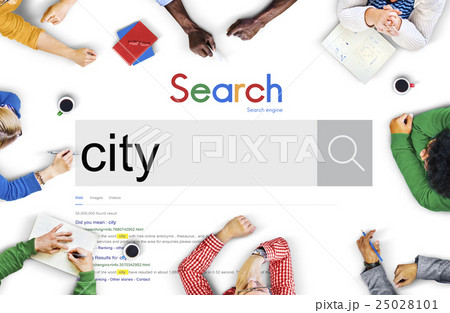 City Business District Place Location Concept 25028101