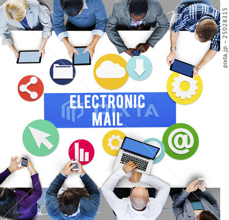 Electronic Mail Online Connection Messaging Concept 25028315