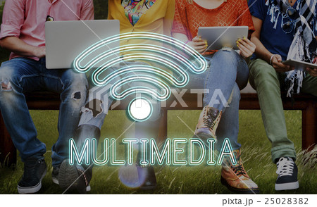 Internet Wifi Connection Network Graphic Concept 25028382