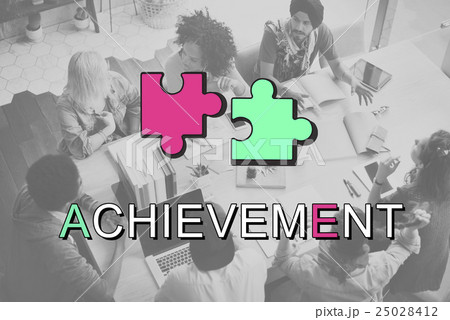 Achievement Connection Cooperation Graphic Concept Achievement Connection Cooperation Graphic Concept 25028412
