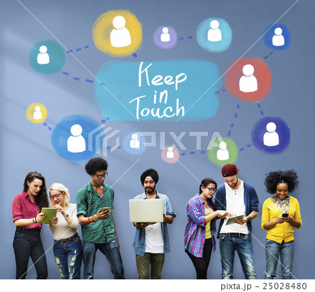 Keep in Touch Communication Connection Relationship Concept 25028480