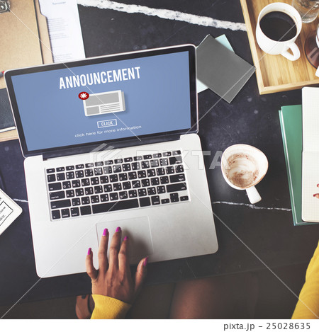 News Newsletter Announcement Update Information Concept 25028635