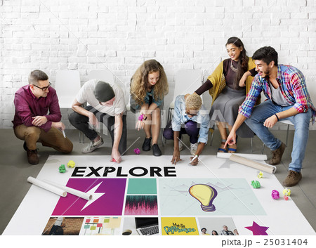 People Togetherness Brainstorming Ideas Concept People Togetherness Brainstorming Ideas Concept 25031404