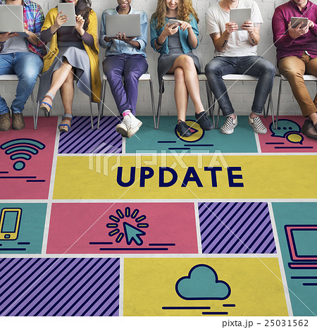 Update Newest Content Data Information Concept 25031562