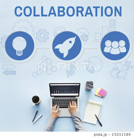 Start Up Business Rocket Ship Graphic Concept 25031589