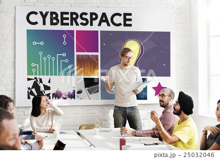 Cyberspace Technology Network Concept Cyberspace Technology Network Concept 25032046