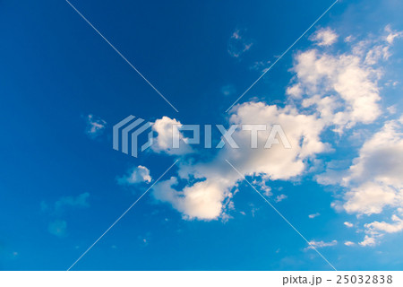 evening sky with sun beam light and cloud 25032838
