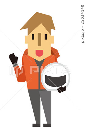 ボートレーサー　競艇選手【フラット人間・シリーズ】 25034140