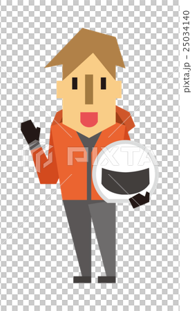 ボートレーサー　競艇選手【フラット人間・シリーズ】 25034140