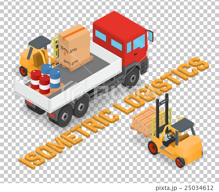 process of loading the trucks with a forklift process of loading the trucks with a forklift 25034612
