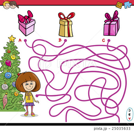 christmas path maze game christmas path maze game 25035633