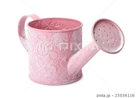 decorative watering can isolated on white 25036116