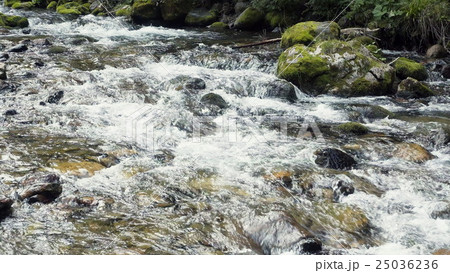 A River Flows Over Rocks 25036236