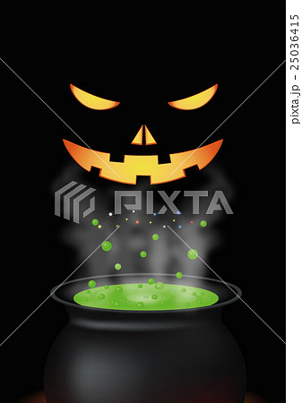 Witches cauldron and scarry face Witches cauldron and scarry face 25036415