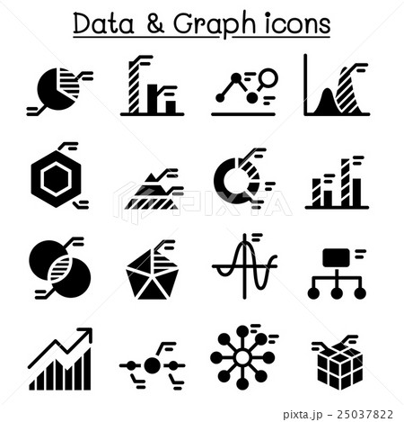 Data , diagram , graph chart icon set 25037822