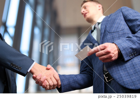 Successful business people shaking hands  25039819