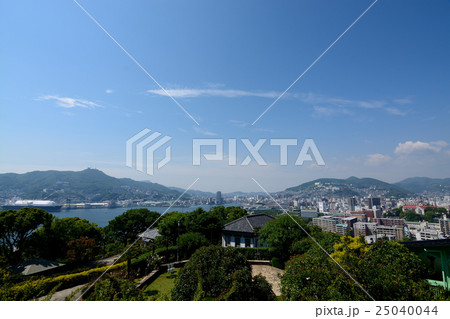 旧グラバー住宅と長崎港 旧グラバー住宅と長崎港 25040044