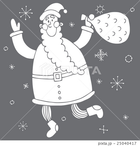 Vector happy new year hand drawn illustration Vector happy new year hand drawn illustration 25040417