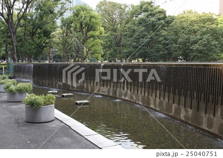新宿中央公園 白糸の滝 新宿中央公園 白糸の滝 25040751