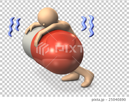 薬物依存を表すアブストラクト3DCGイラスト 25040890