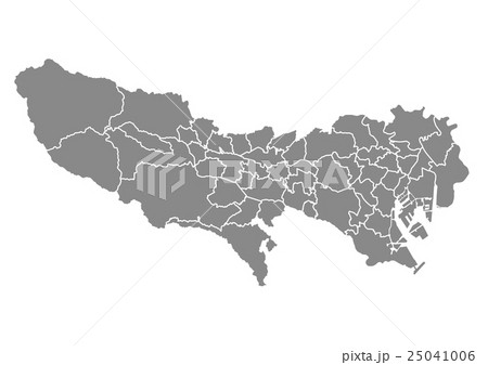 東京都のエリアマップ 25041006