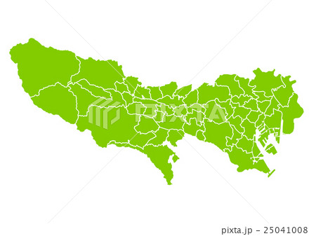 東京都のエリアマップ 25041008