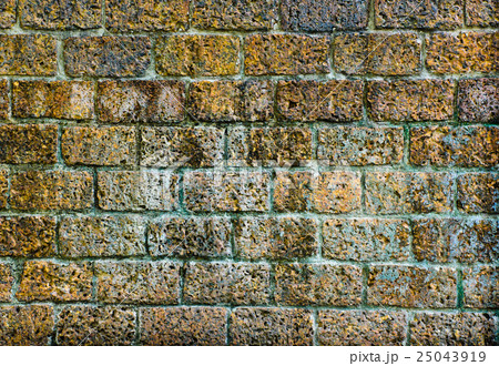 Laterite brickstones wall  25043919
