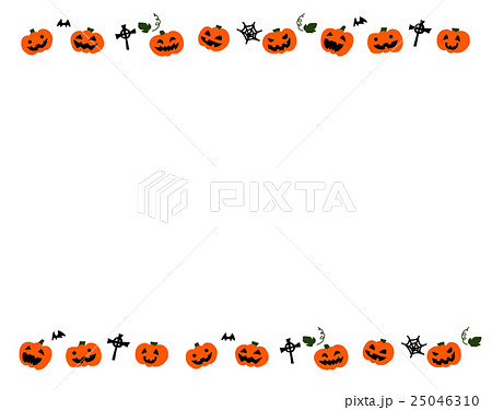 ハロウィン かぼちゃラインのイラスト素材 25046310 Pixta