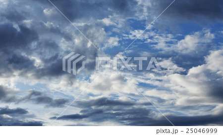 white cloudy and blue sky for weather background 25046999