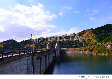 篠栗町鳴淵ダムの紅葉 25051643