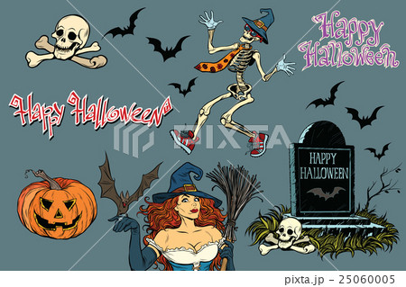 Happy Halloween a collection of characters 25060005