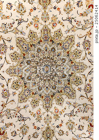ペルシャ絨毯 文様の魅力ー１の写真素材