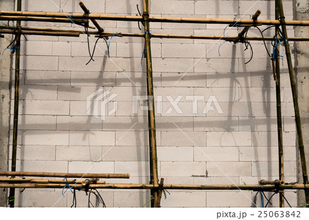 White lightweight concrete block ,background 25063842