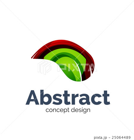 Business vector logo template - wave 25064489