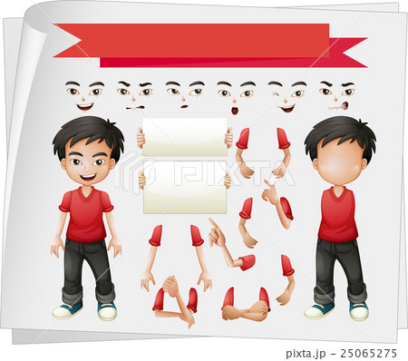 Boy with different set of faces Boy with different set of faces 25065275