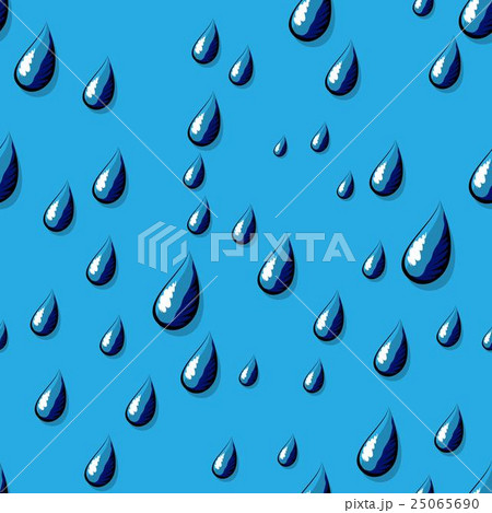 Water drops seamless pattern. 25065690