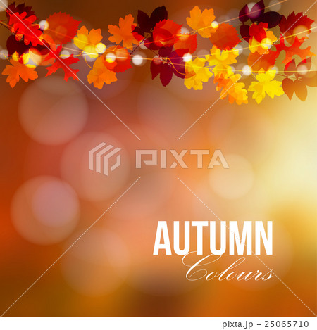 Autumn, fall card, banner. Garden party decoration 25065710