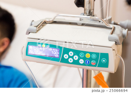 IV infusion pump regulator with patient IV infusion pump regulator with patient 25066694