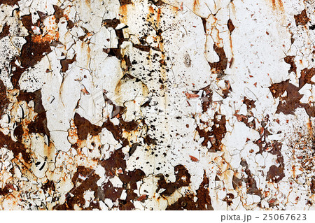 Corroded white metal background Corroded white metal background 25067623