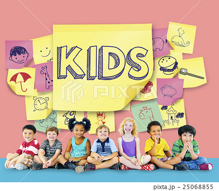 Children Playful Happiness Enjoyment Childhood Concept Children Playful Happiness Enjoyment Childhood Concept 25068855