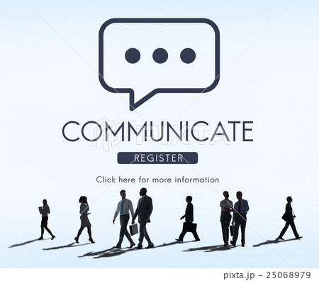 Communicate Online Conversation Message Concept Communicate Online Conversation Message Concept 25068979