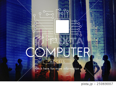 Circuit Board Chip Technology Concept Circuit Board Chip Technology Concept 25069007