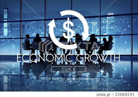 Economic Growth Business Cycle Financial Concept 25069245