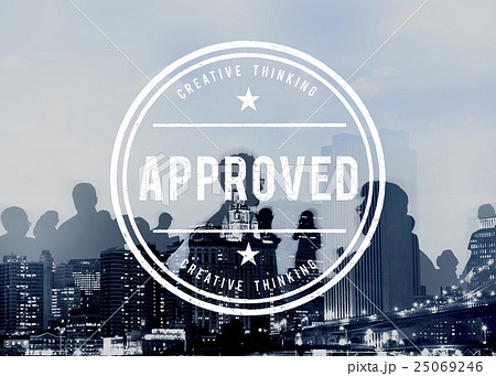 Approved Authentic Quality Guaranteed Product Concept Approved Authentic Quality Guaranteed Product Concept 25069246