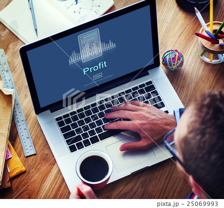 Profit Savings View Earnings View Total Amount Concept 25069993