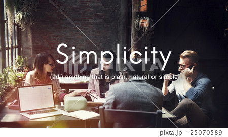 Simplicity Minimalist Easiness Design Simpleness Concept Simplicity Minimalist Easiness Design Simpleness Concept 25070589