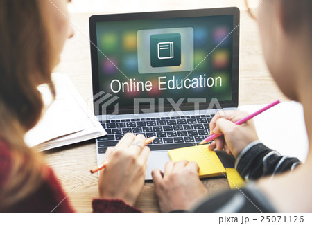 Academic E-Learning Education Online Application Concept 25071126