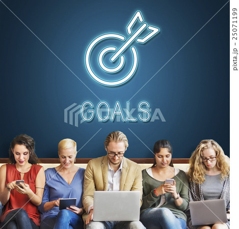 Target Mission vision Business Goal Aim Concept 25071199