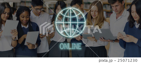 Global Connection Communication Networking Graphic Concept 25071230